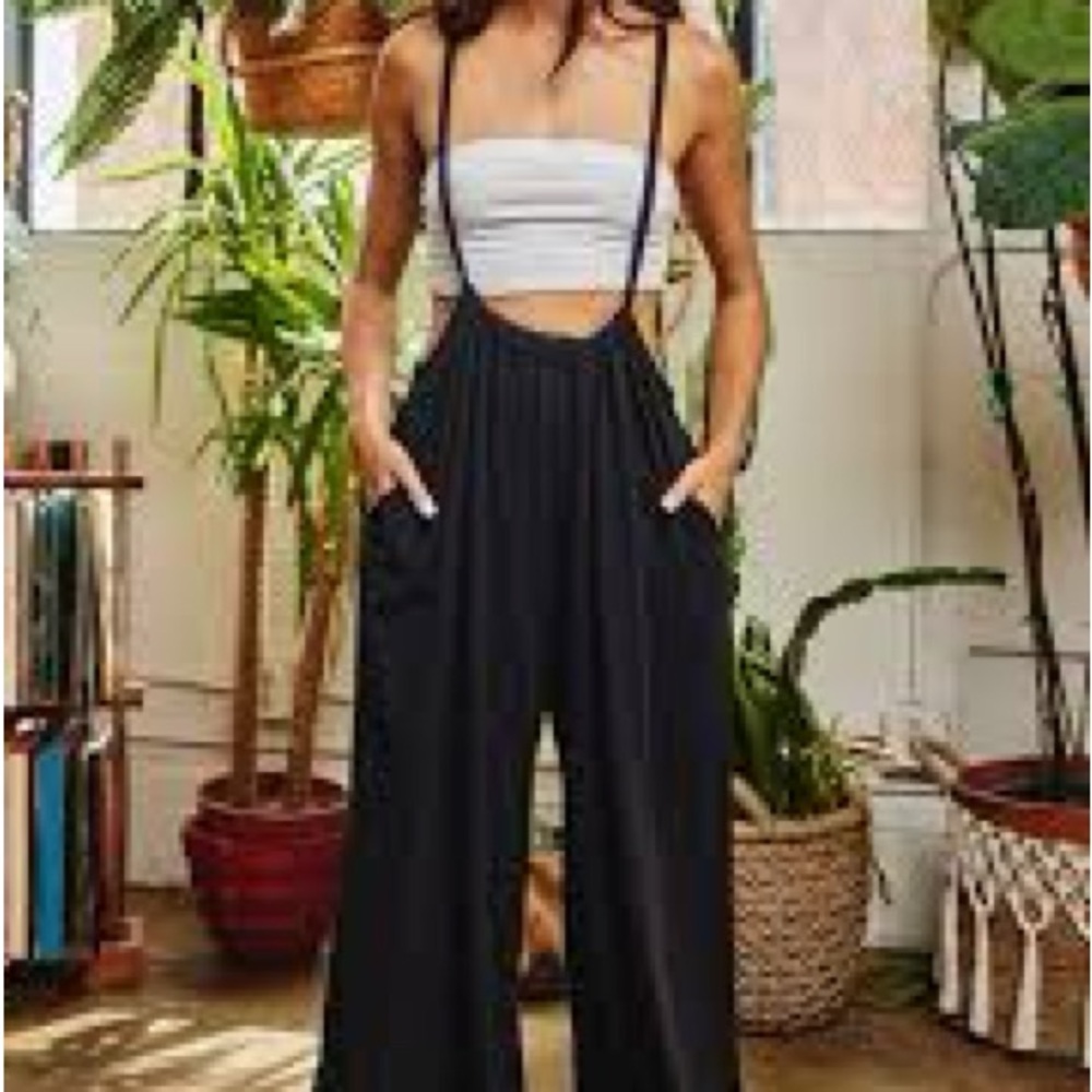 Free People Black Cutout Jumpsuit - Picture 11 of 12